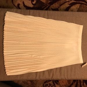 Vintage yellow polka dotted skirt